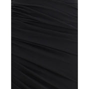 Svart vardagsklänning i acetat