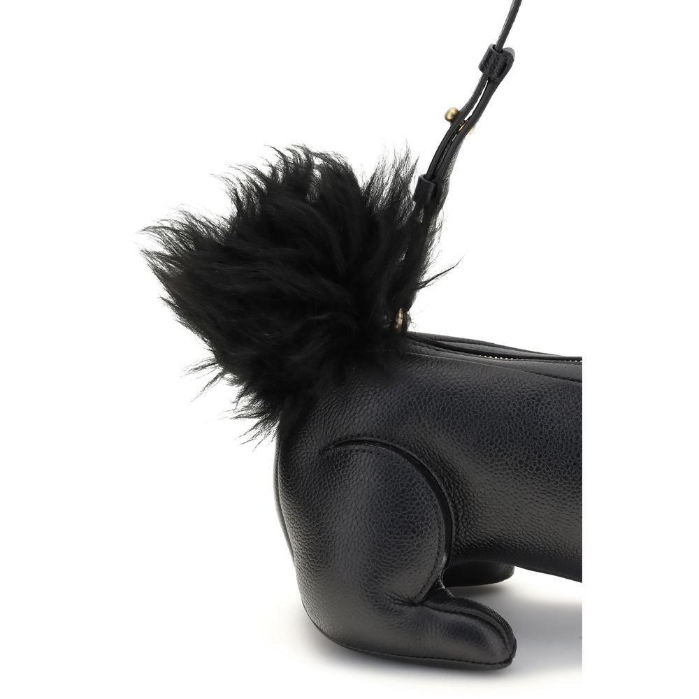 Black Calf Leather Bos Taurus Shoulder Bag