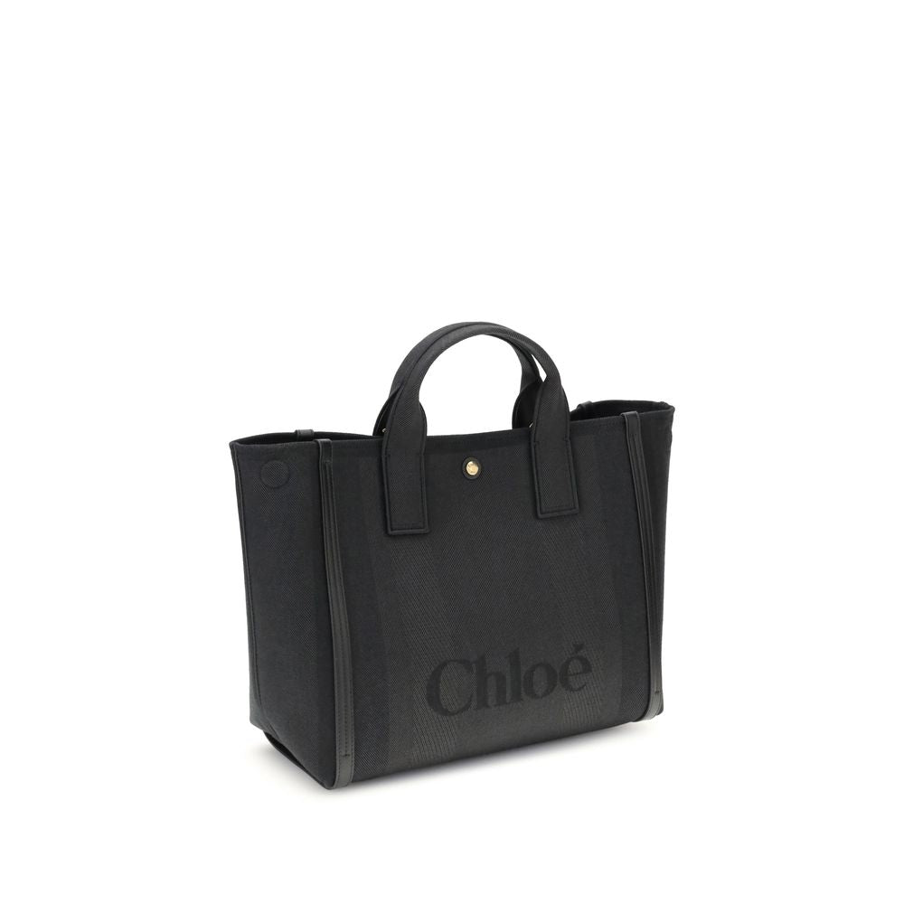 Black Cotton Handbag