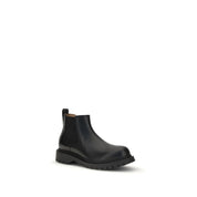 Black Bull Skin Chelsea Boots