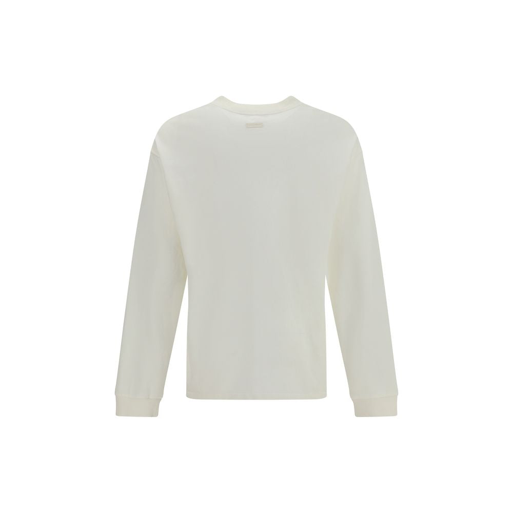 White Cotton Sweatshirt