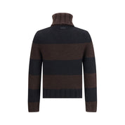Brown Wool Turtleneck