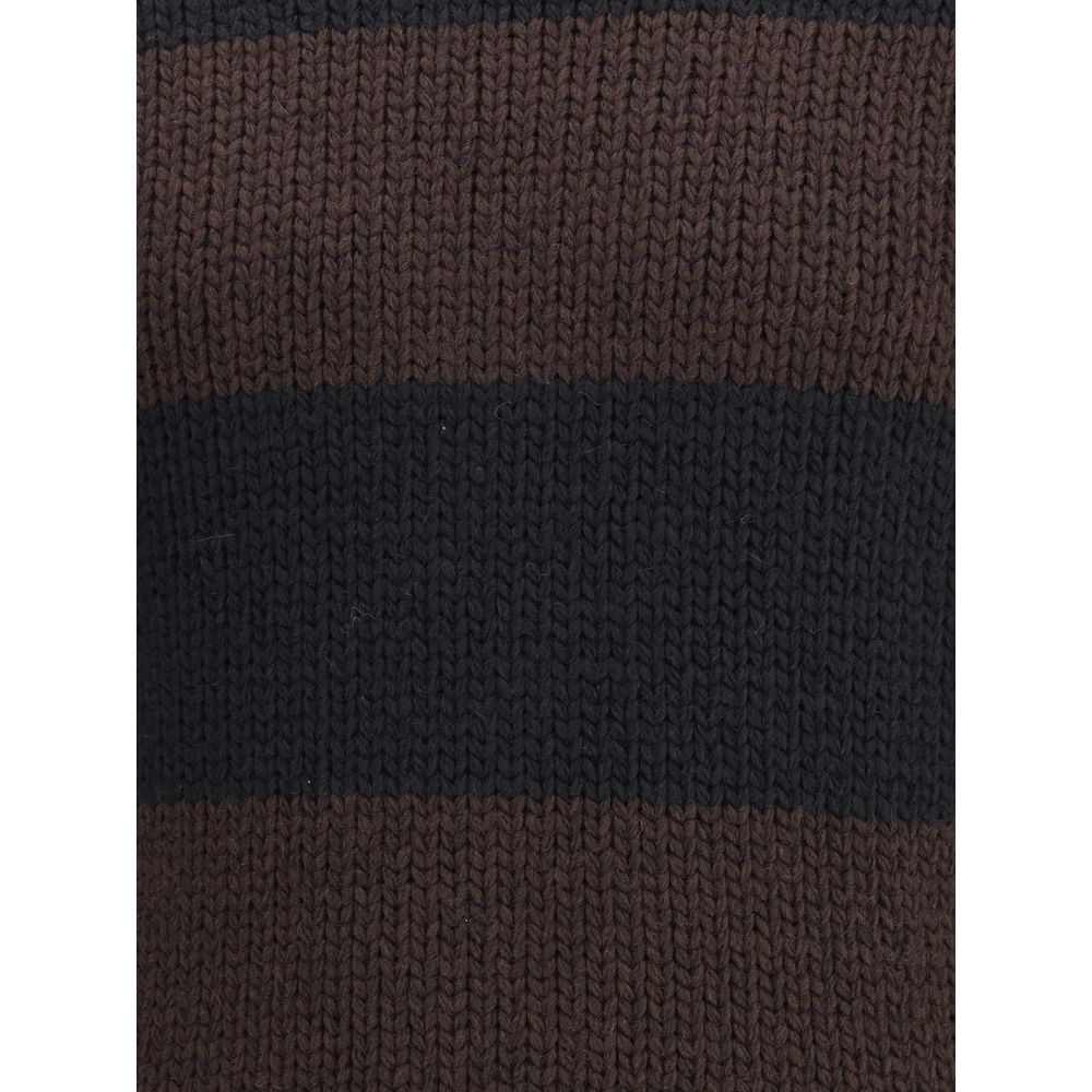 Brown Wool Turtleneck
