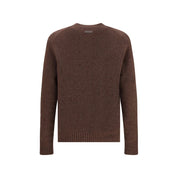 Brown Fleece Wool Sweatshirt