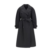 Black Polyester Coat