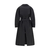 Black Polyester Coat