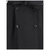 Black Polyester Coat