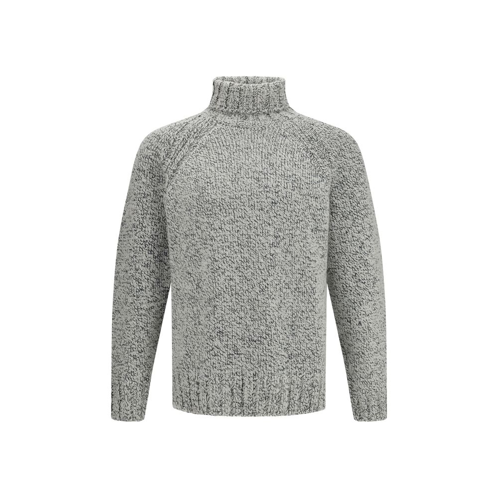 Tröja med mockahals i kasjmir och ull