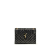 Black Calf Leather Bos Taurus Shoulder Bag
