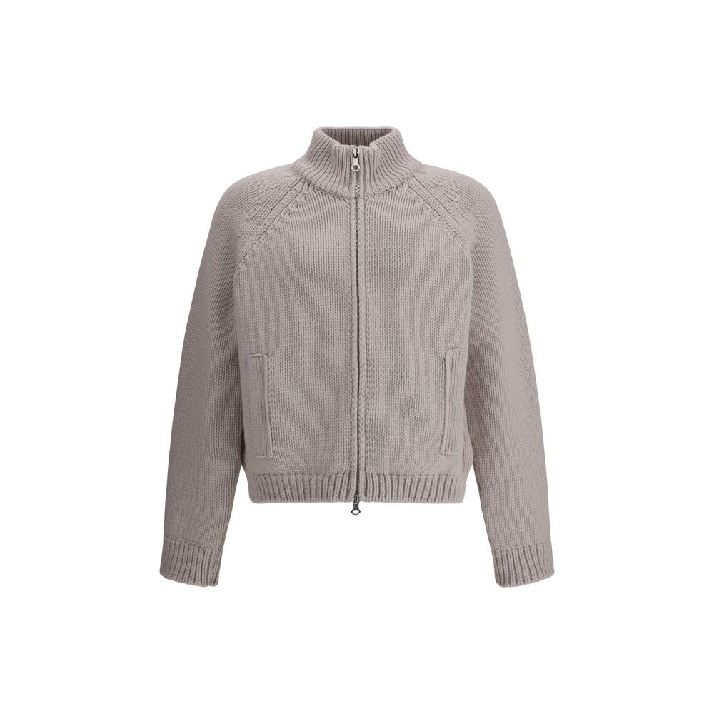 White Merino Wool Cardigan