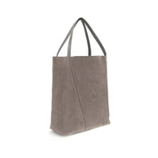 Gray Calf Leather Bos Taurus Shoulder Bag