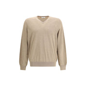 Beige Fleece Wool Sweatshirt