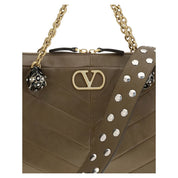 Brown Calf Leather Bos Taurus Shoulder Bag