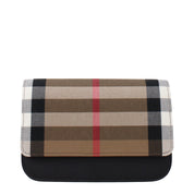 Beige Fabric Clutch Bag