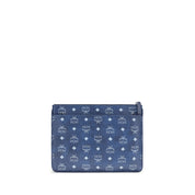 Blue Polyethylene Clutch Bag