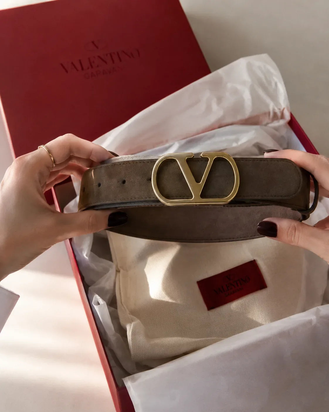 Brown Valentino belt