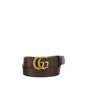 Brown Polyurethane Belt with GG Supreme Pattern - Gucci