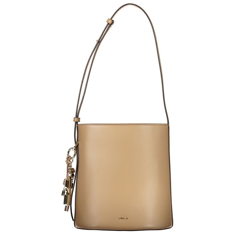 Furla Gray Polyurethane Bucket Bag