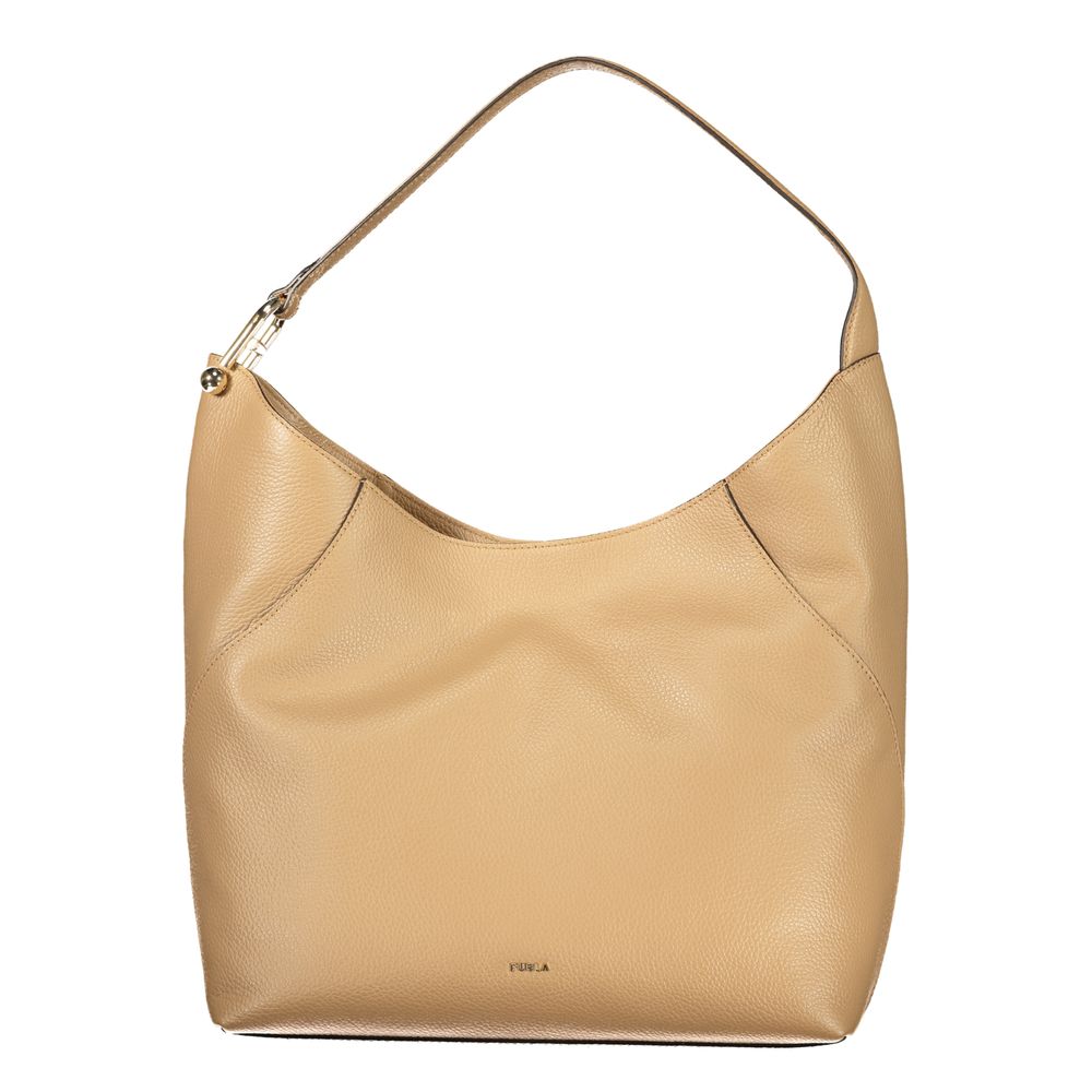 Furla Marrone Leather Shoulder Bag
