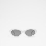 ALDO White Polycarbonate Sunglasses