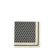 Valentino Garavani Flerfärgad Sidenfoulard Med Monogramtryck 90 x 90 cm