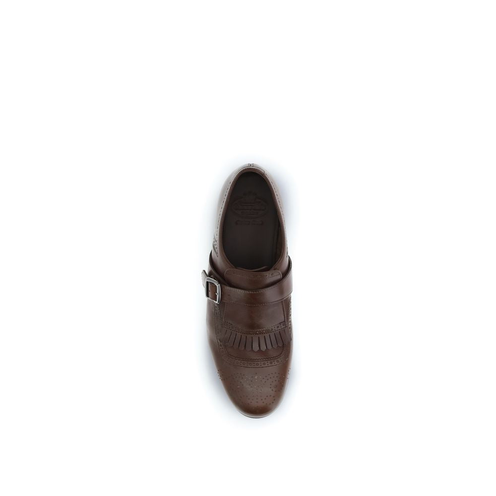 Church's Brown Calf Leather Slip-On Loafers