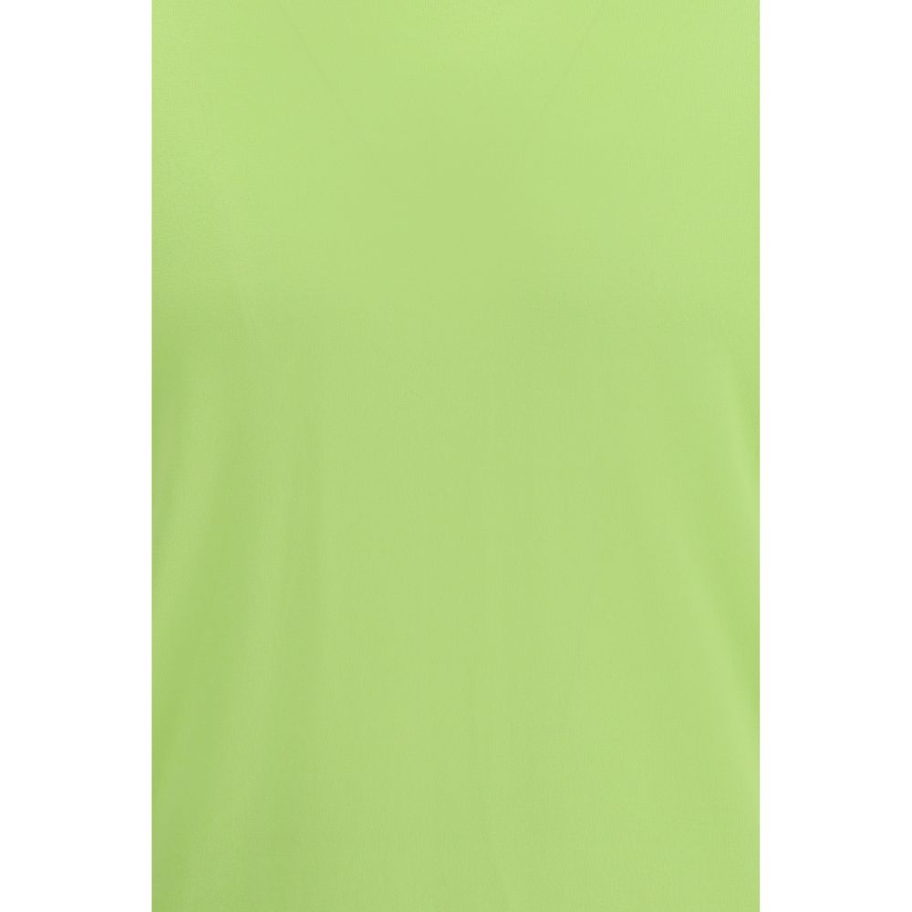 Tom Ford Grön bomullströja med lång ärm och rund hals