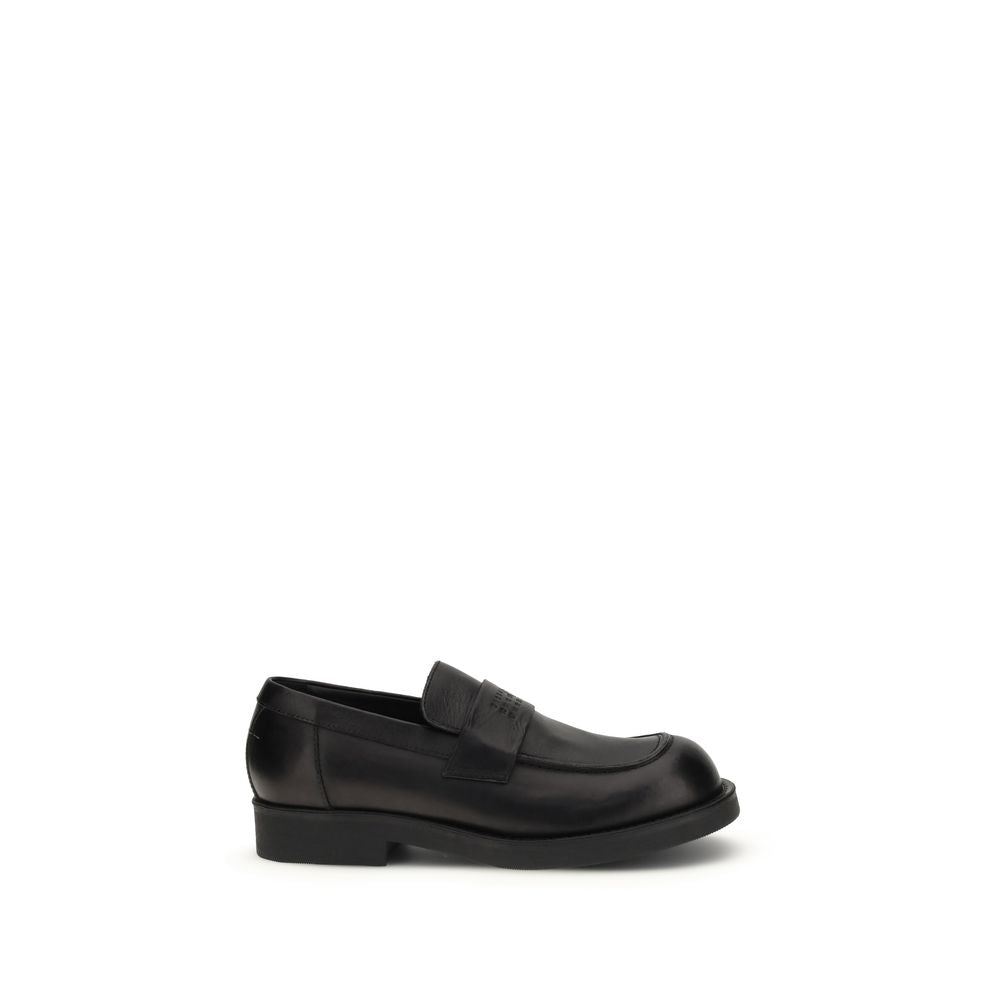 MM6 Maison Margiela Black Calf Leather Loafers