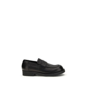 MM6 Maison Margiela Black Calf Leather Loafers