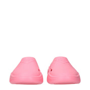 Prada Pink Rubber Slippers