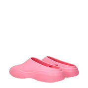 Prada Pink Rubber Slippers