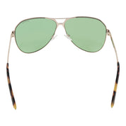 Guess Gold Metal Aviator Sunglasses