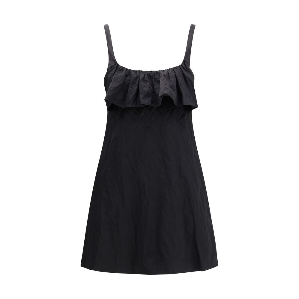 Chloé Black Cotton Mini Dress