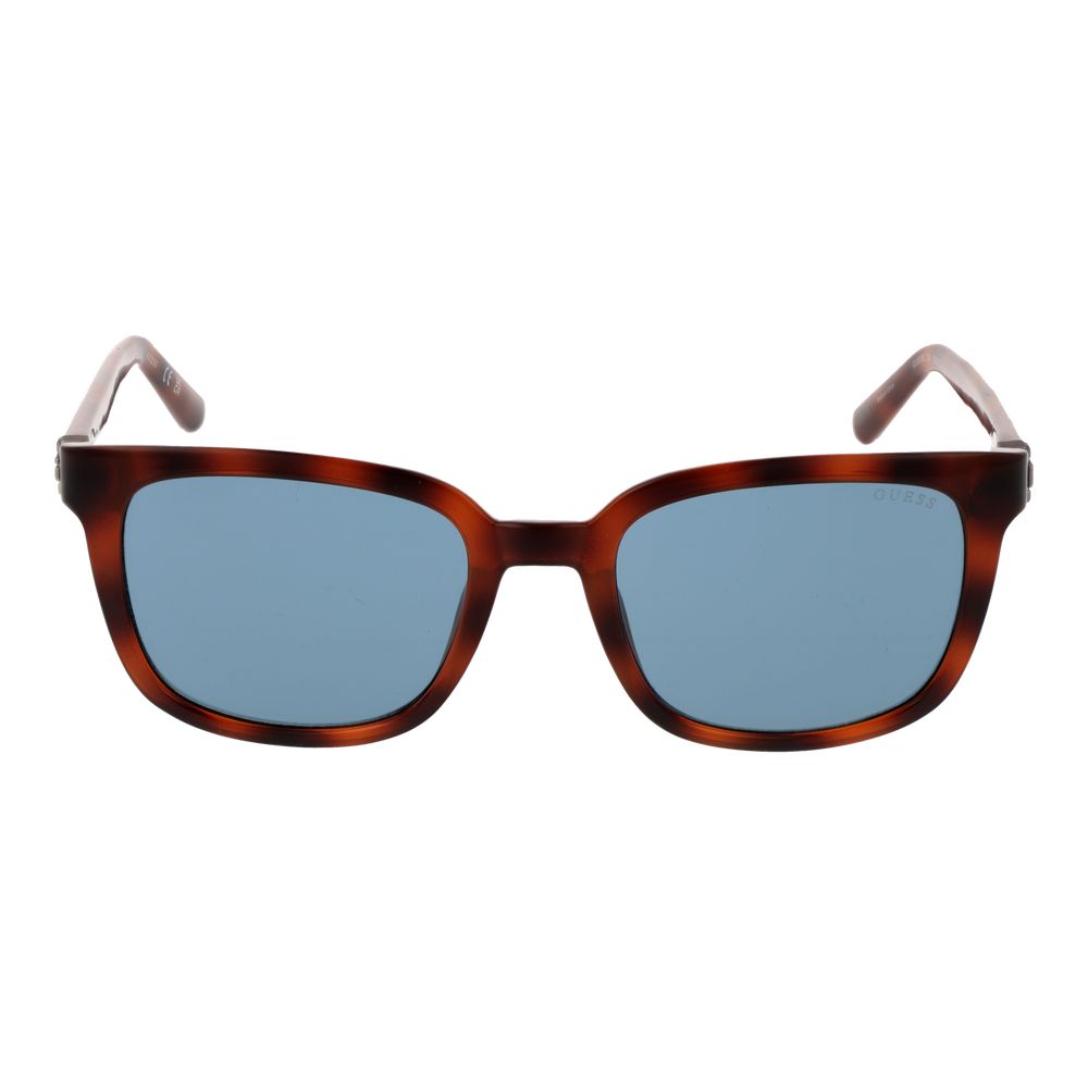 Guess Brown Plastic Square Sunglasses