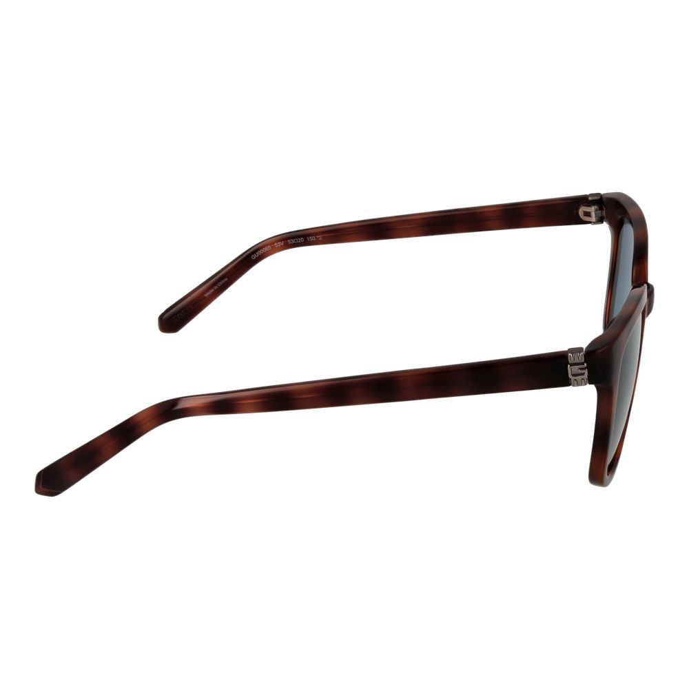 Guess Brown Plastic Square Sunglasses