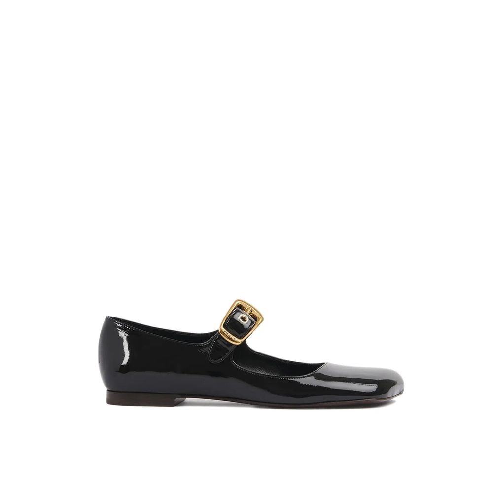 Chloé Black Patent Calfskin Ballet Flats
