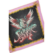 Givenchy Black Cashmere and Silk Scarf