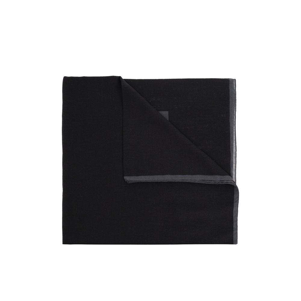 Givenchy Black Cashmere and Modal Scarf