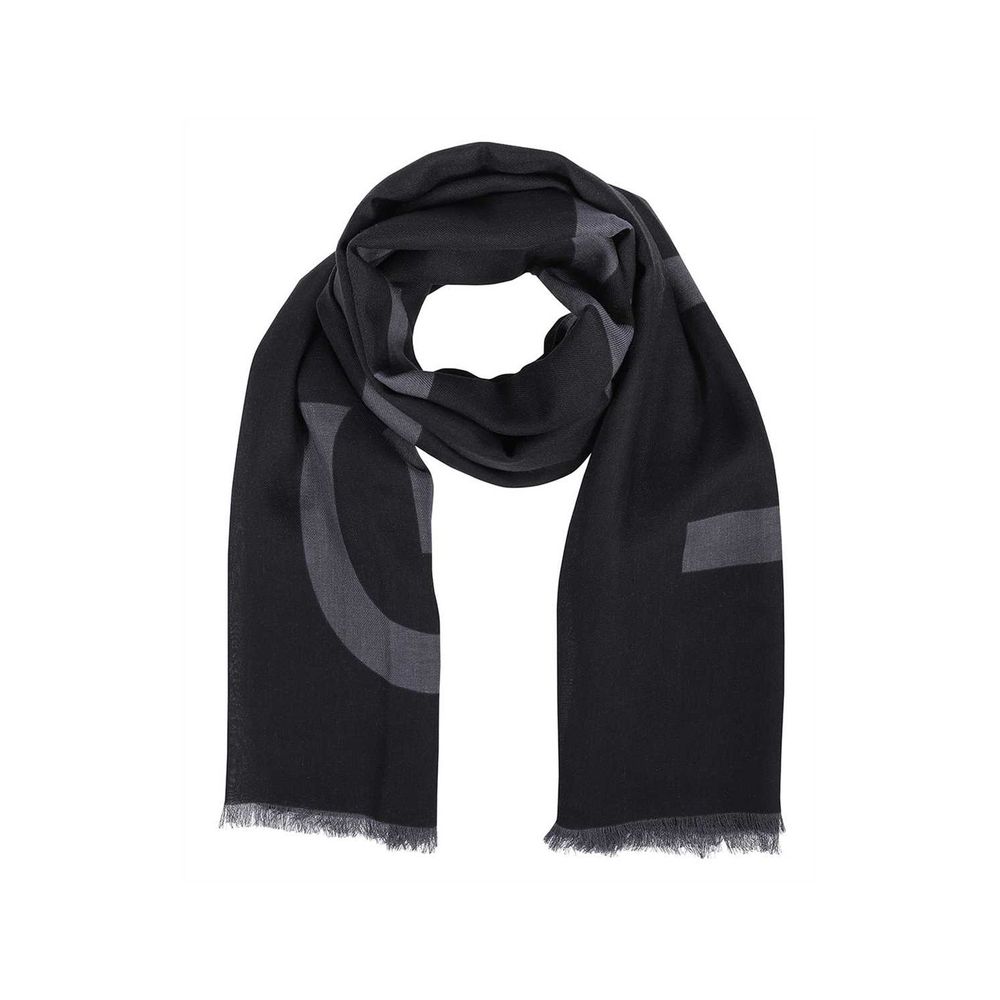 Givenchy Black Cashmere and Modal Scarf