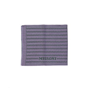 Missoni Purple Wool Scarf