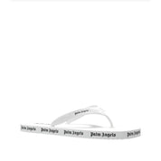 Palm Angels White Rubber Slides