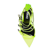 Versace Bicolor Silk Stilettklackade Sandaler