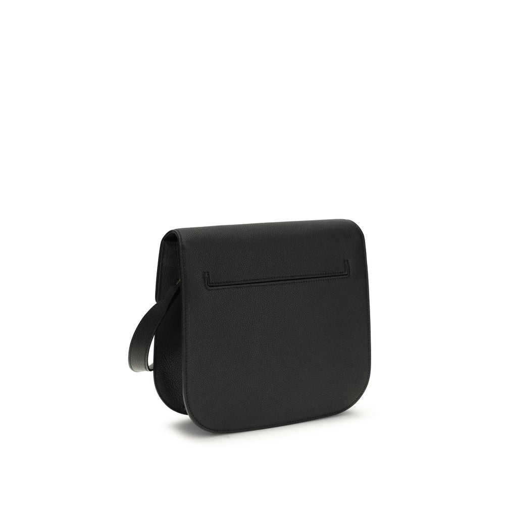 Tom Ford Black Calf Leather Tara Shoulder Bag