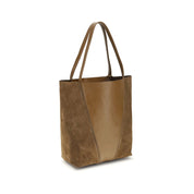 Chloé Beige Leather Suede Shoulder Bag