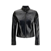 Courrèges Black Cotton Full-Length Jacket