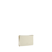 PINKO Cream Calf Leather Shoulder Bag
