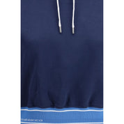 Casablanca Flerfärgad Bomulls Croppad Huvtröja