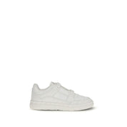 Valentino Garavani White Calf Leather Low Top Sneakers