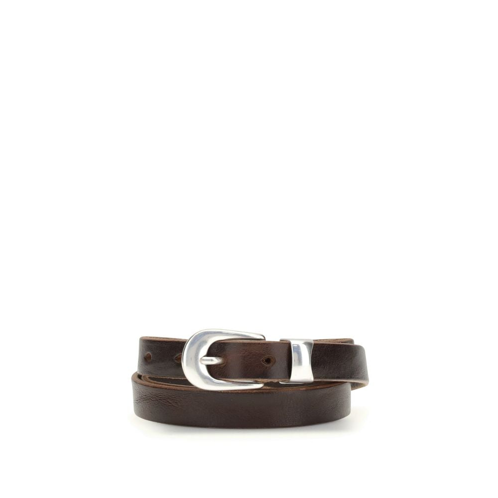 Our Legacy Brown Calf Leather Regular Belt
