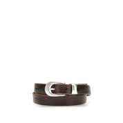 Our Legacy Brown Calf Leather Regular Belt